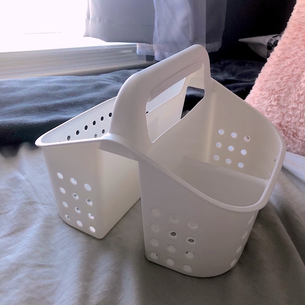 White Shower Caddy